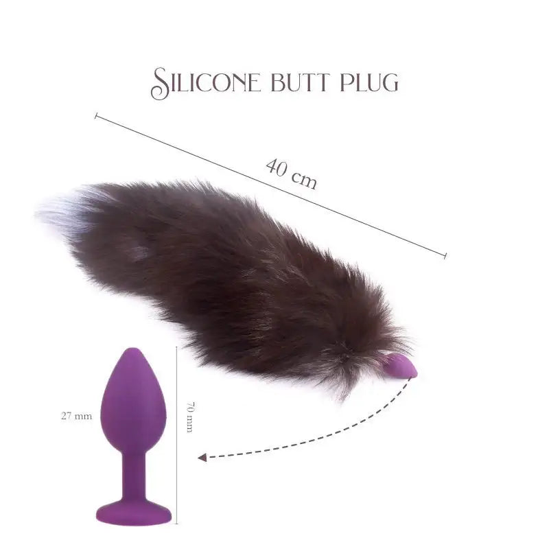 Enchanting - Fox Tail Plug - Frisky Business Adult Sex Toys Shop