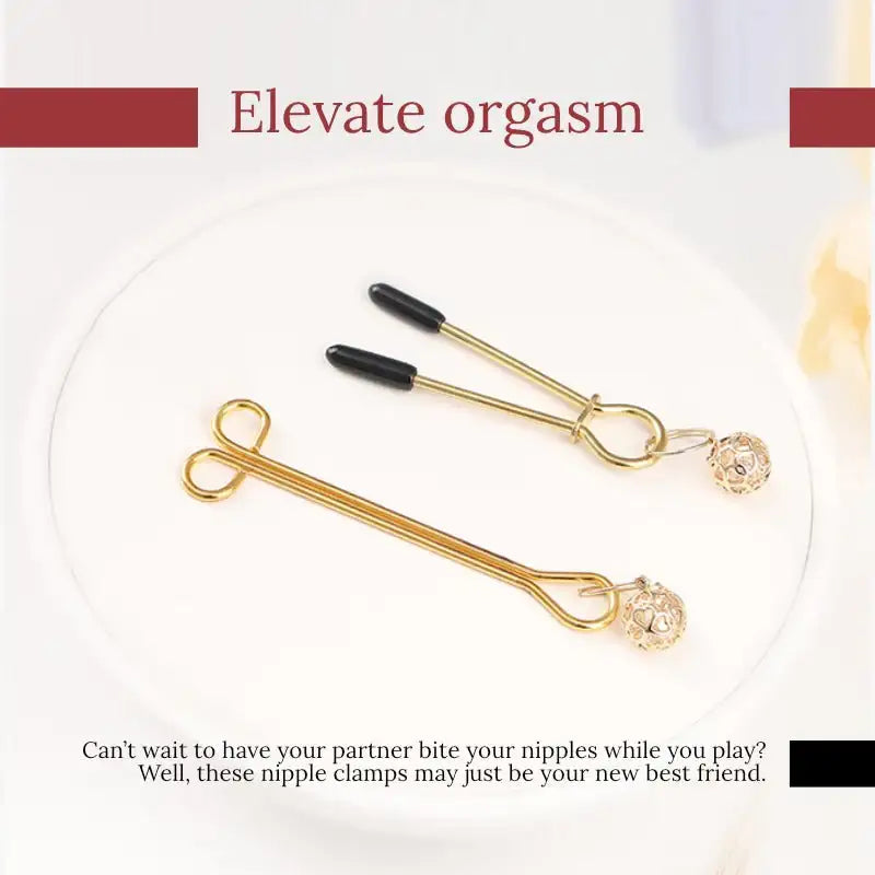 Entice - Intimate Nipple Clamps - Frisky Business Adult Sex Toys Shop