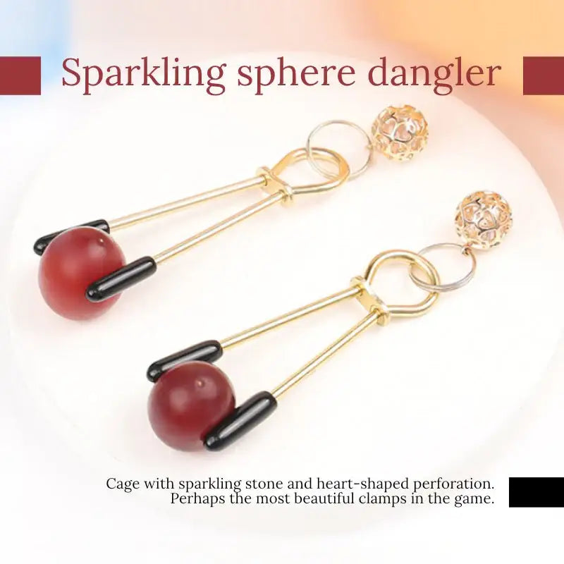 Entice - Intimate Nipple Clamps - Frisky Business Adult Sex Toys Shop