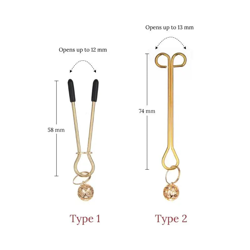 Entice - Intimate Nipple Clamps - Frisky Business Adult Sex Toys Shop