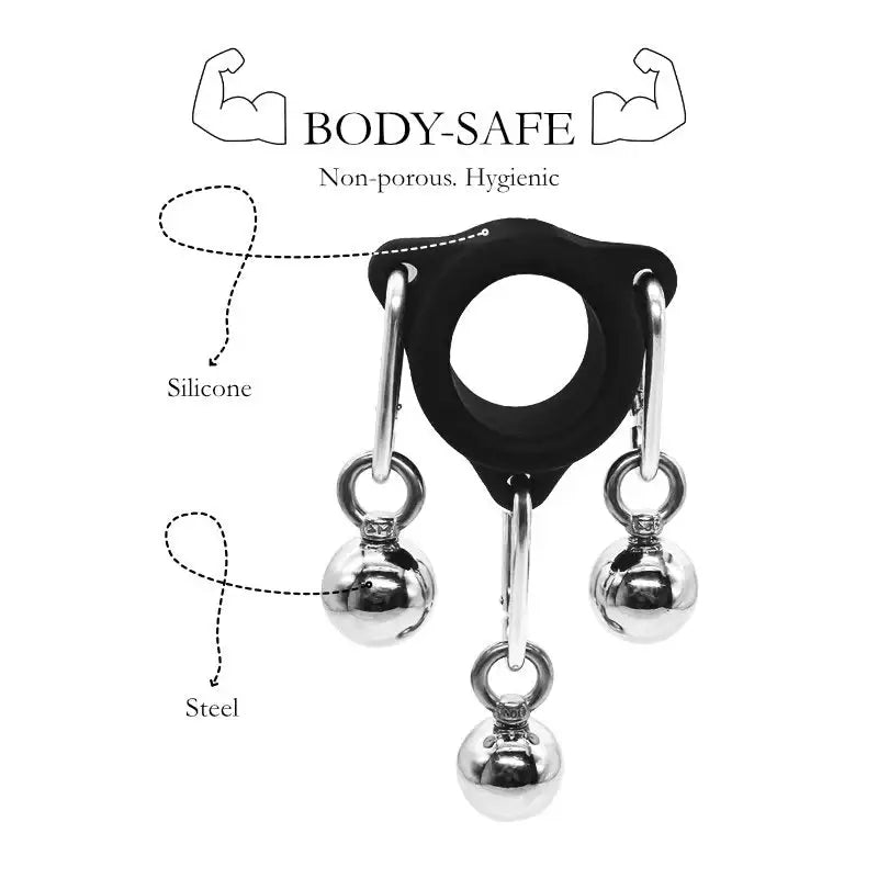 ErecFit Penis Trainer - Steel Dumbbells - Frisky Business Adult Sex Toys Shop