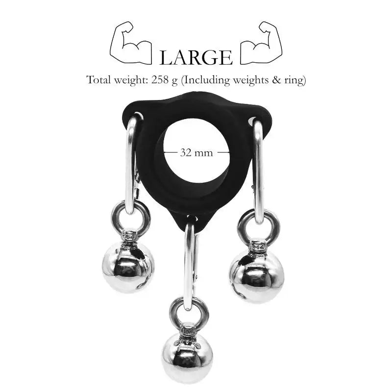 ErecFit Penis Trainer - Steel Dumbbells - Frisky Business Adult Sex Toys Shop