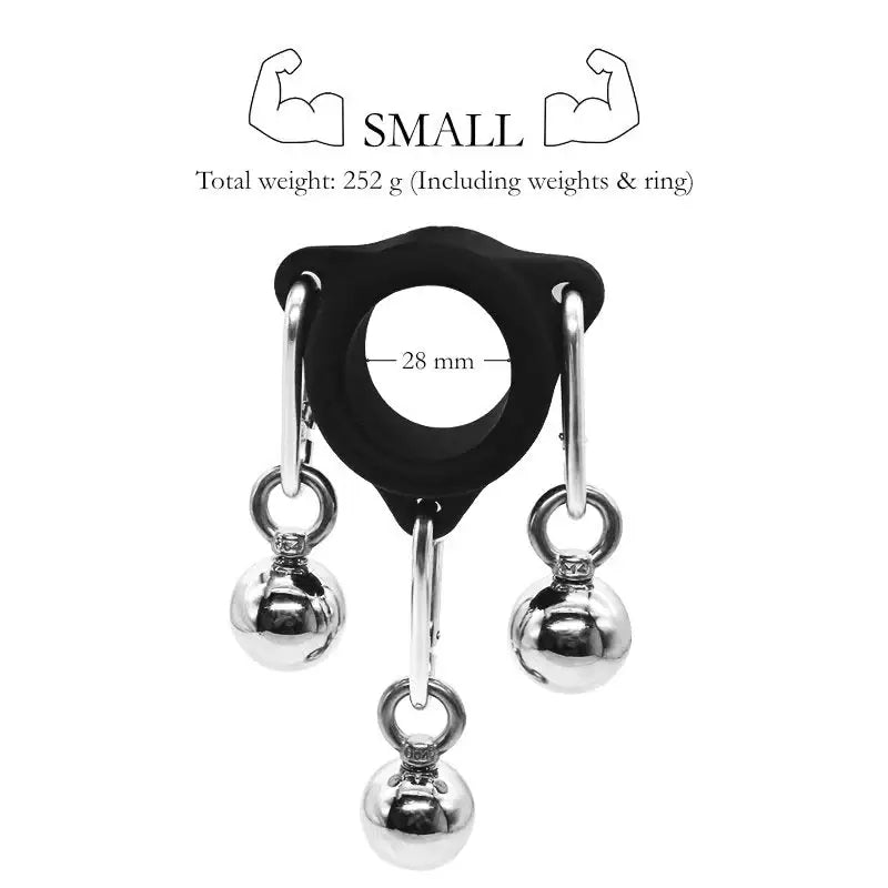 ErecFit Penis Trainer - Steel Dumbbells - Frisky Business Adult Sex Toys Shop