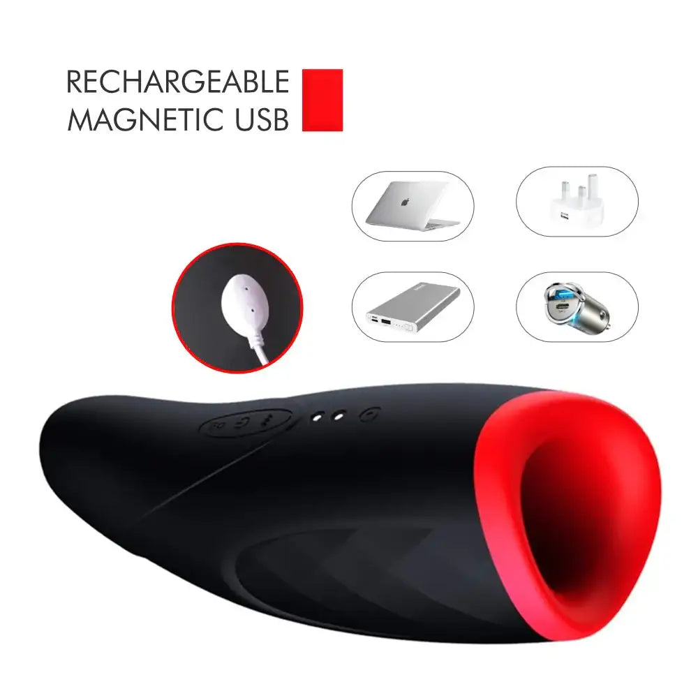 Euphoria - Deep Throat Vibrating Stroker - Frisky Business Adult Sex Toys Shop