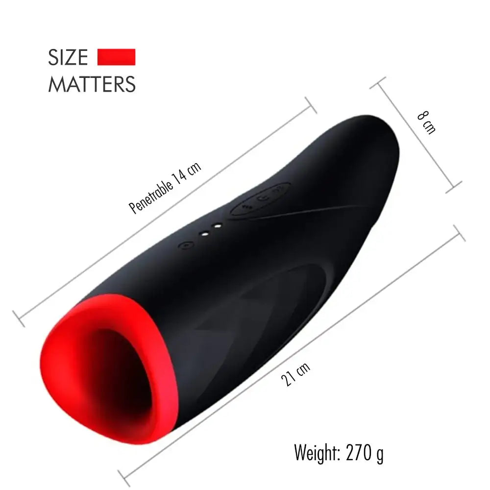 Euphoria - Deep Throat Vibrating Stroker - Frisky Business Adult Sex Toys Shop