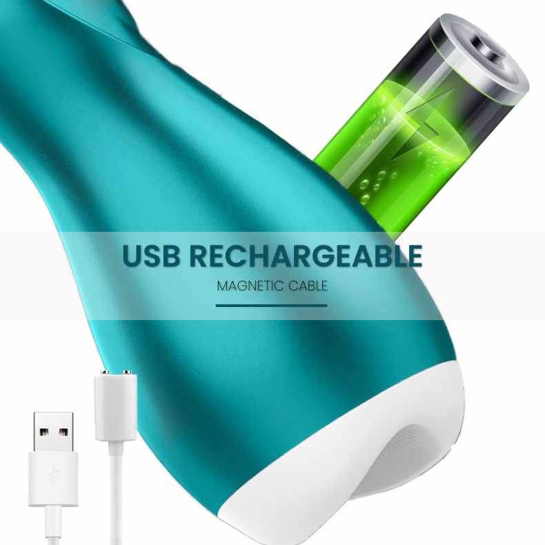 EuphoriaX - Dual Action Rechargeable Masturbator - Frisky Business Adult Sex Toys Shop