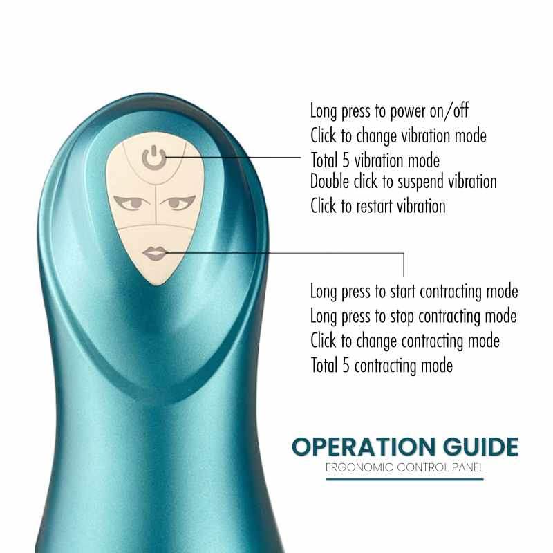 EuphoriaX - Dual Action Rechargeable Masturbator - Frisky Business Adult Sex Toys Shop