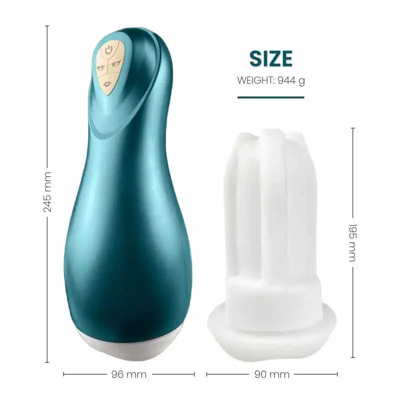 EuphoriaX - Dual Action Rechargeable Masturbator - Frisky Business Adult Sex Toys Shop