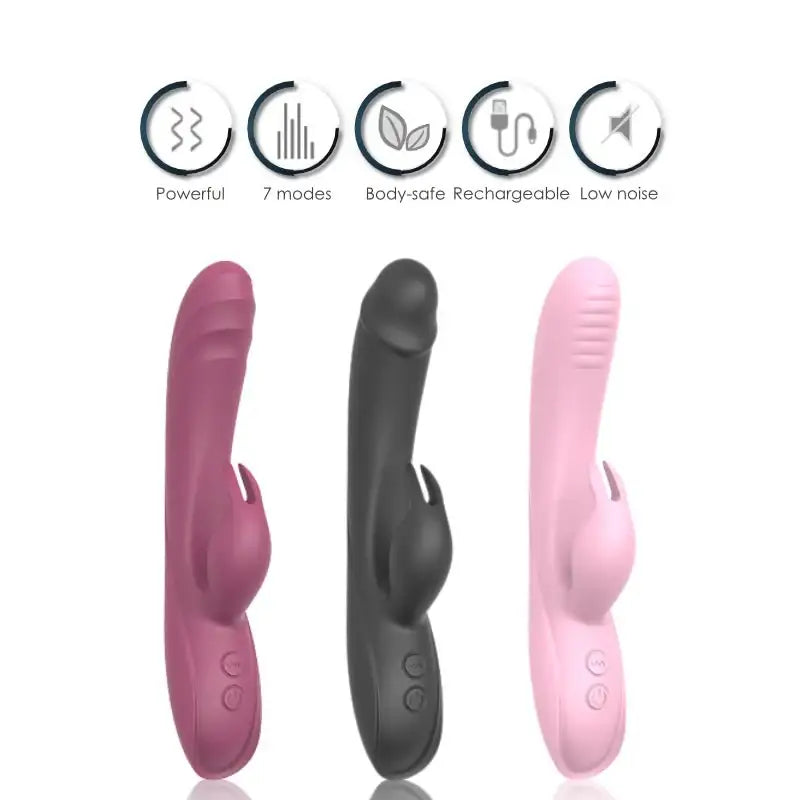 Fantasy Trio - Dual Vibrator - Frisky Business Adult Sex Toys Shop