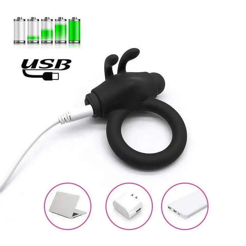 Feisty Rabbit - Vibrating Cock Ring - Frisky Business Adult Sex Toys Shop