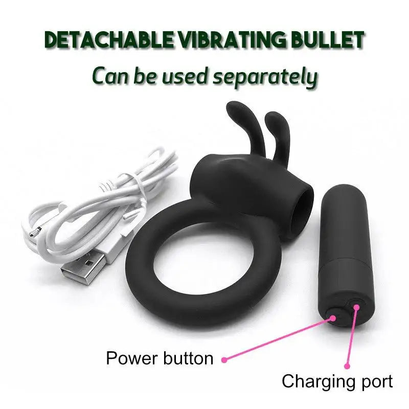 Feisty Rabbit - Vibrating Cock Ring - Frisky Business Adult Sex Toys Shop