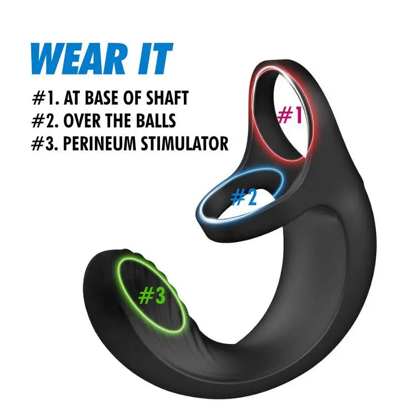 Fret Free - Double Vibrating Cock Ring - Frisky Business Adult Sex Toys Shop