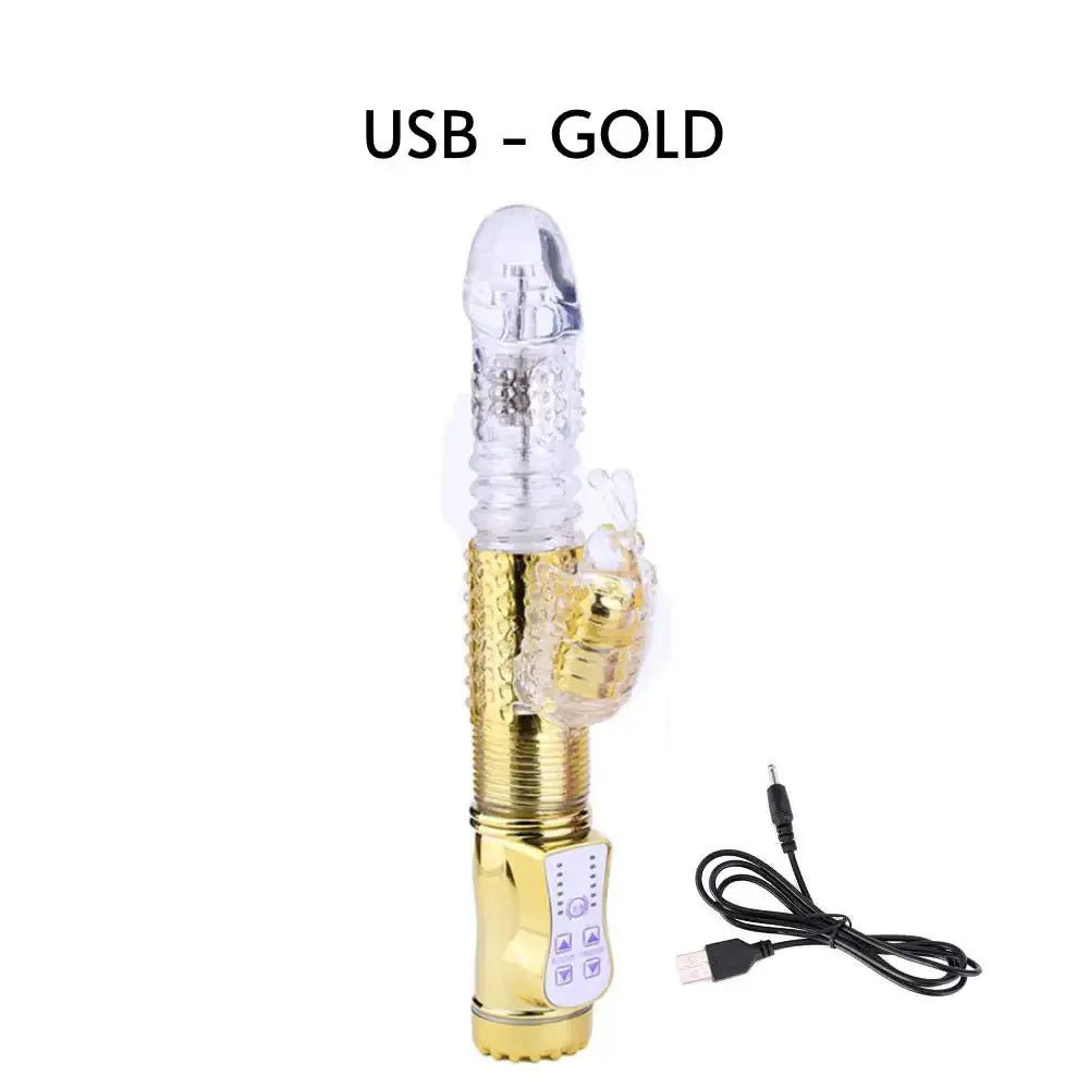 Genie - Triple Action Vibrator - Frisky Business Adult Sex Toys Shop