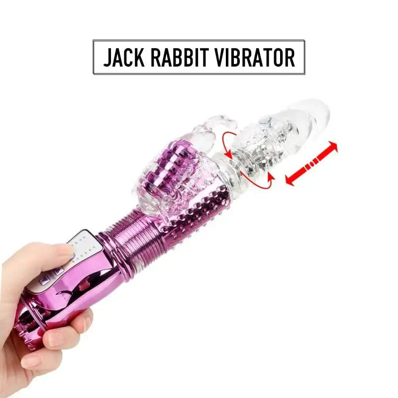 Genie - Triple Action Vibrator - Frisky Business Adult Sex Toys Shop