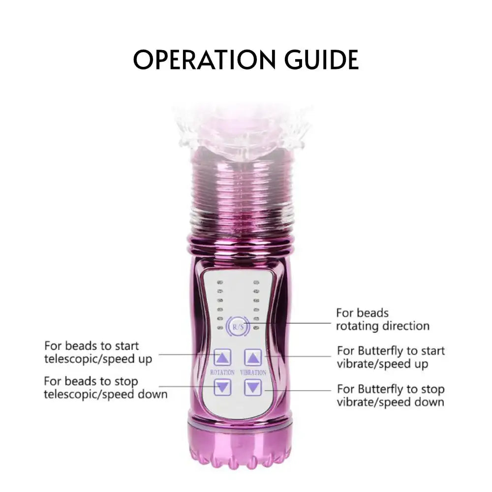 Genie - Triple Action Vibrator - Frisky Business Adult Sex Toys Shop