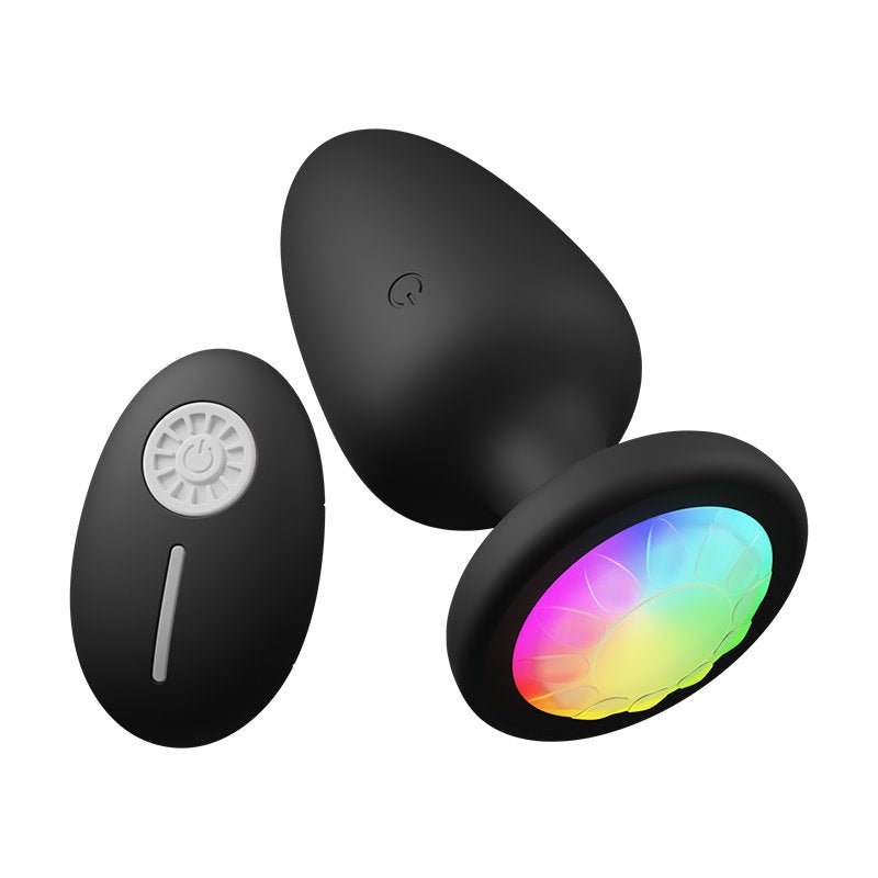 Glowing Rump - Vibrating Silicone Butt Plug - FRISKY BUSINESS SG