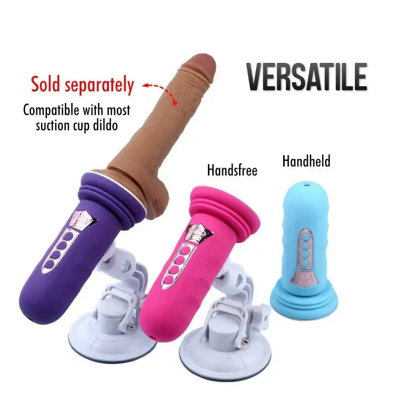 Hanks Capsule - Retractable Sex Machine with Suction Cup Dildo - Frisky Business Adult Sex Toys Shop