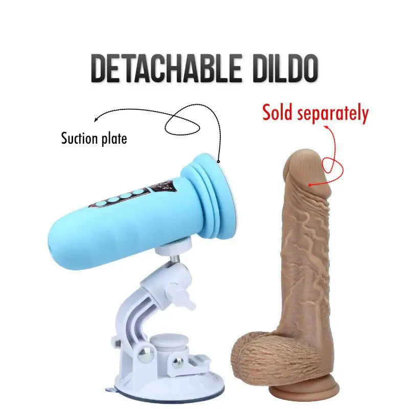 Hanks Capsule - Retractable Sex Machine with Suction Cup Dildo - Frisky Business Adult Sex Toys Shop