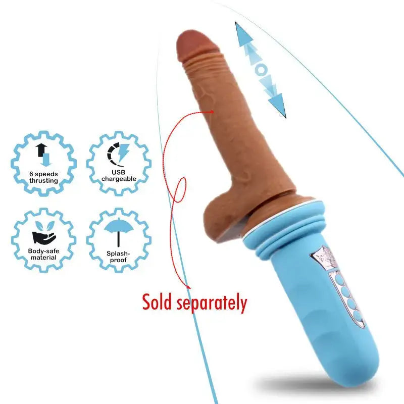 Hanks Capsule - Retractable Sex Machine with Suction Cup Dildo - Frisky Business Adult Sex Toys Shop