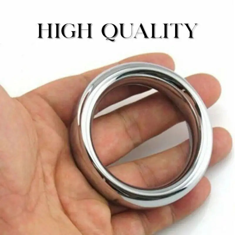 Heavy Stainless Steel Penis Ring - Frisky Business Adult Sex Toys Shop