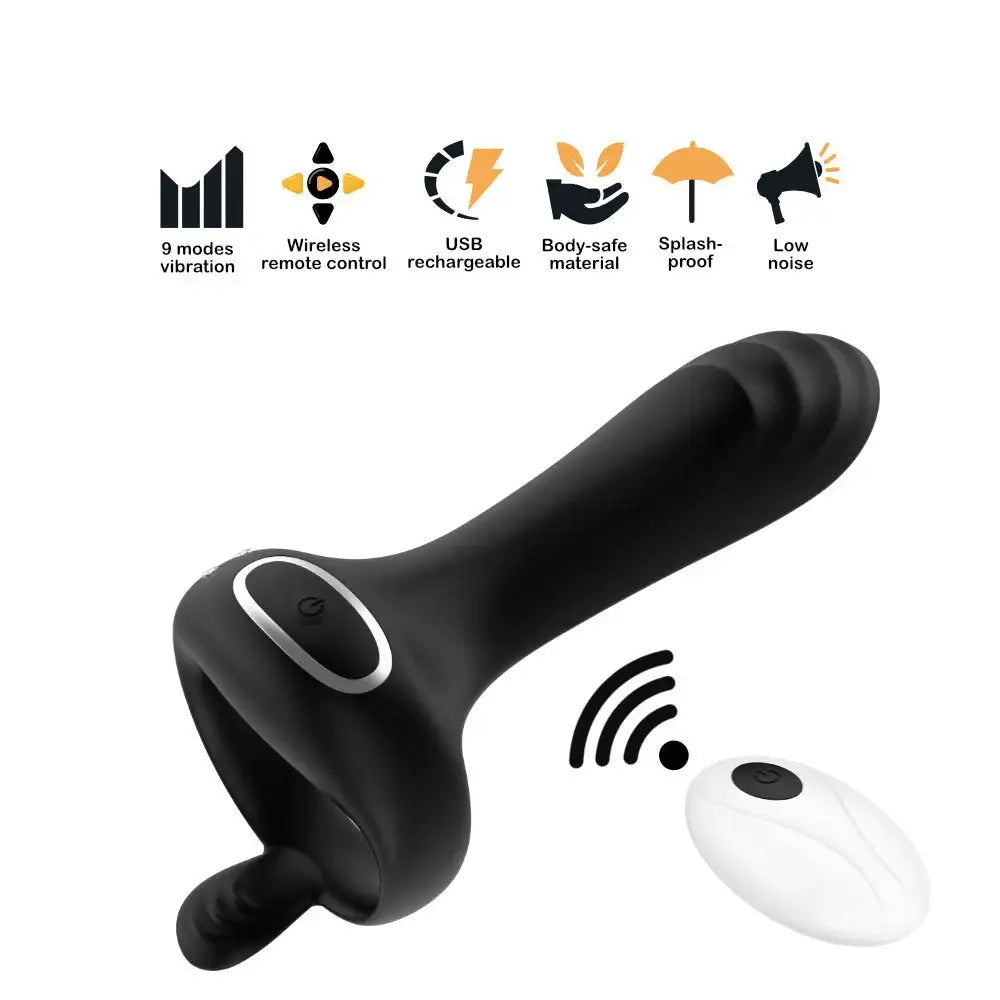 Investigator – Dual Motor Vibrating Penis Ring - Frisky Business Adult Sex Toys Shop