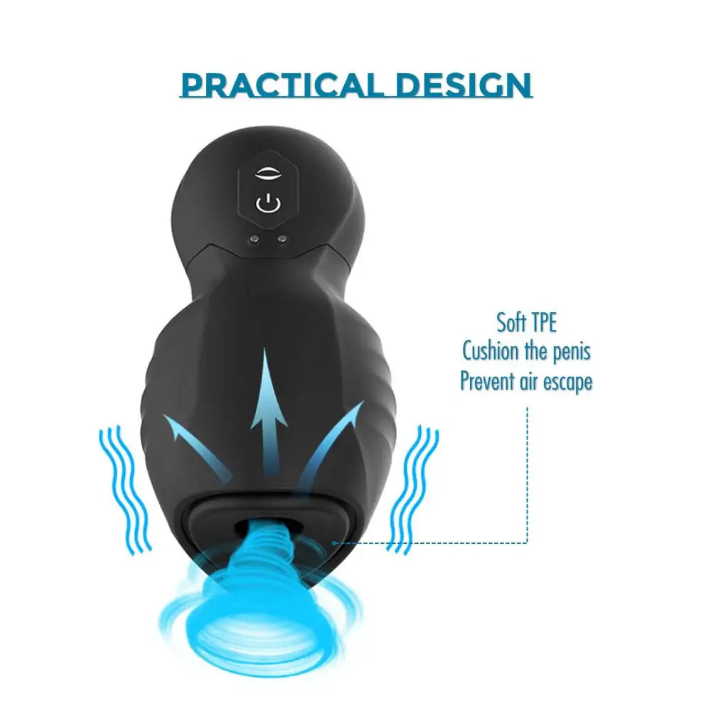 Ion - The Vibrating Stroker with Suction - Frisky Business Adult Sex Toys Shop
