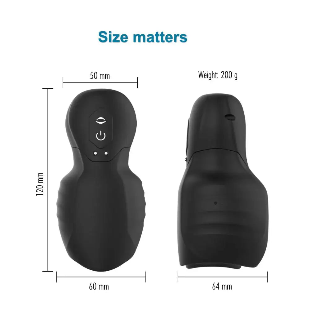 Ion - The Vibrating Stroker with Suction - Frisky Business Adult Sex Toys Shop