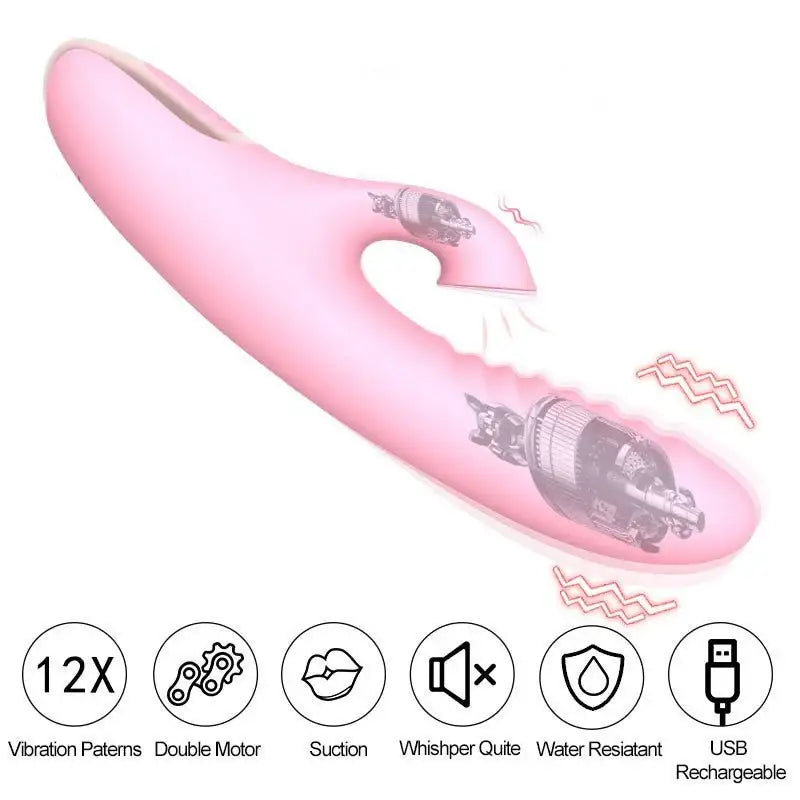 Kara - Dual Action Vibrator - Frisky Business Adult Sex Toys Shop