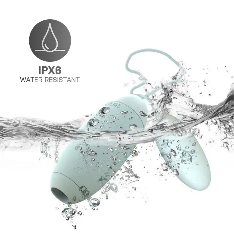 KISSTOY Miss VV Dual Action Egg Vibrator Waterproof Design Easy Cleaning Durable Construction Singapore