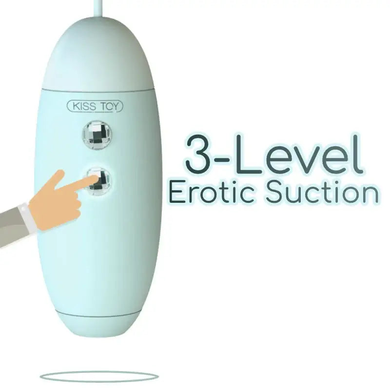 KISSTOY Miss VV Dual Action Egg Vibrator Adjustable Vibration Modes Customizable Intensity Singapore