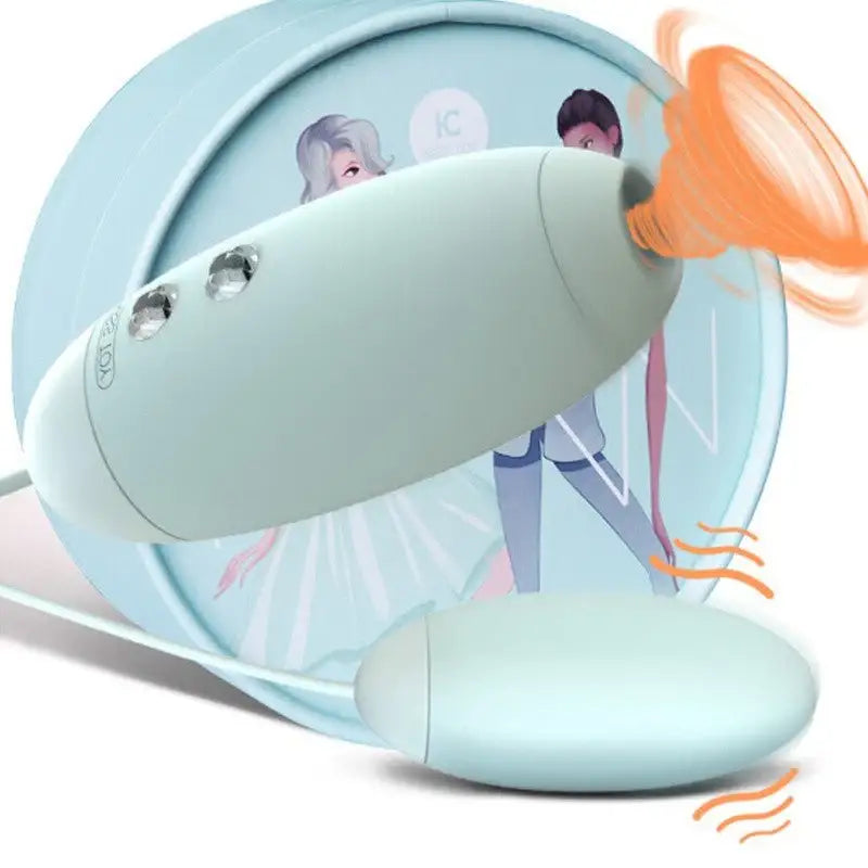 KISSTOY Miss VV Dual Action Egg Vibrator Ergonomic Shape Comfortable Fit Quiet Operation Singapore