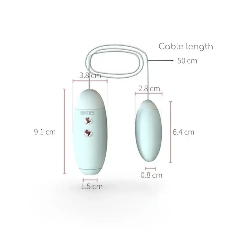 KISSTOY Miss VV Dual Action Egg Vibrator Multiple Speed Settings Quiet Performance Singapore
