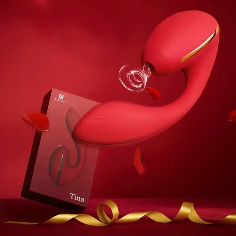 KISSTOY Tina Vibrator Sleek Modern Design High Quality Silicone Reusable Massager Singapore