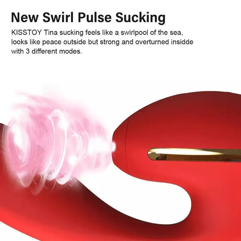 KISSTOY Tina Vibrator Soft Silicone Material Skin-Friendly Comfortable Touch Singapore
