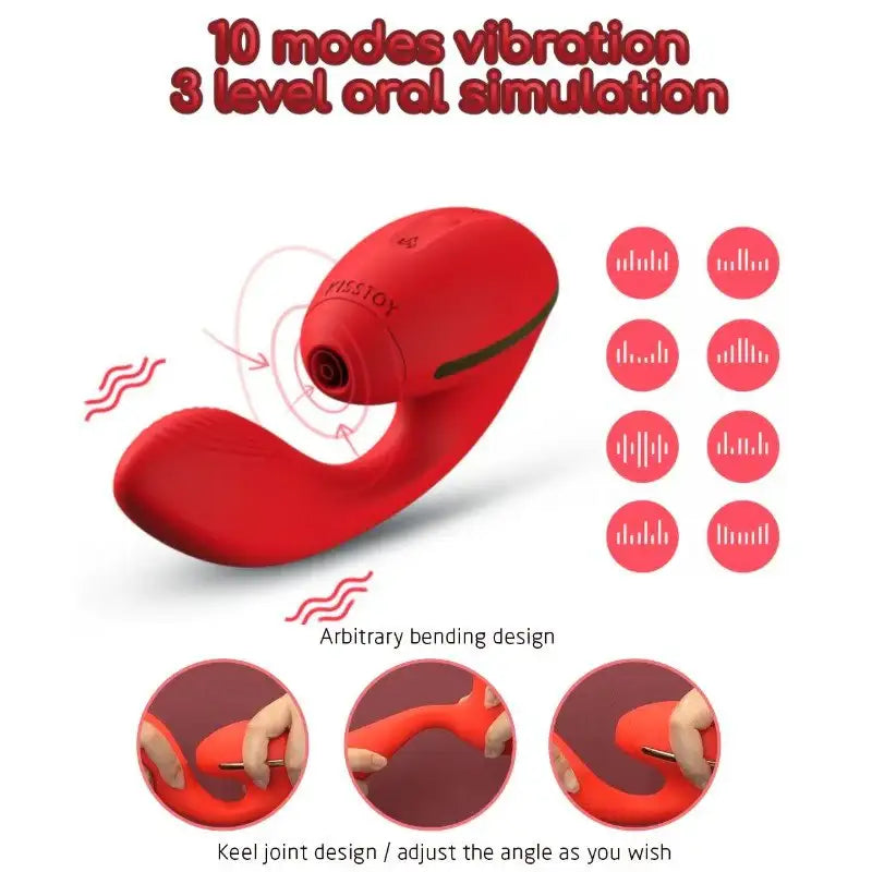 KISSTOY Tina Vibrator Elegant Design Premium Finish Comfortable Everyday Use Singapore
