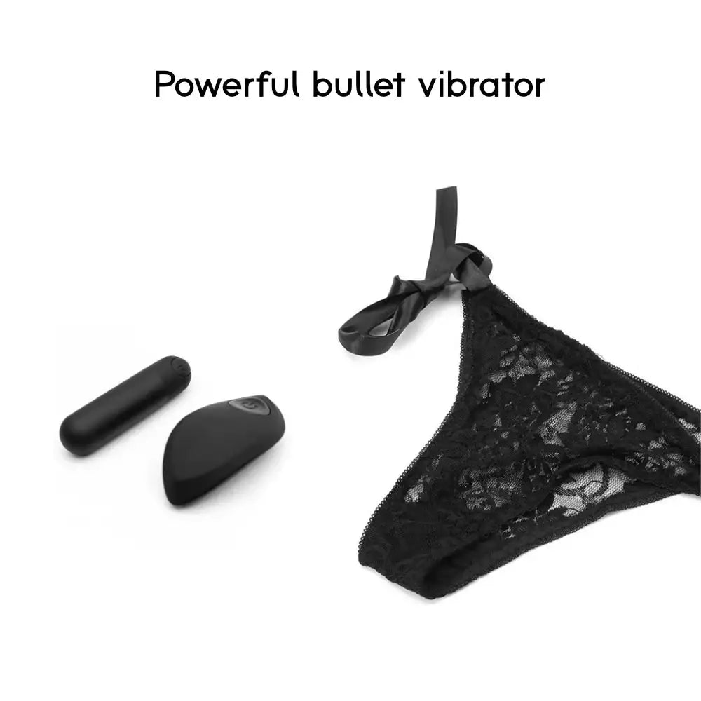 Lace Panty - Bullet Vibrator - Frisky Business Adult Sex Toys Shop
