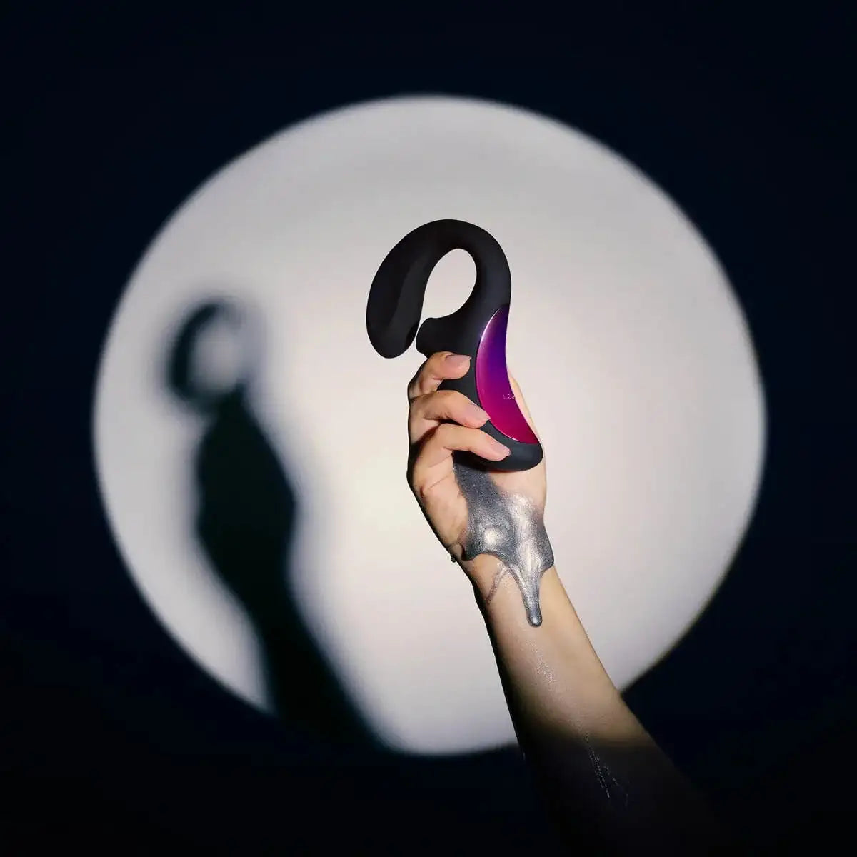 LELO Enigma™ Cruise rechargeable dual stimulator massager smooth silicone finish compact travel friendly black Singapore
