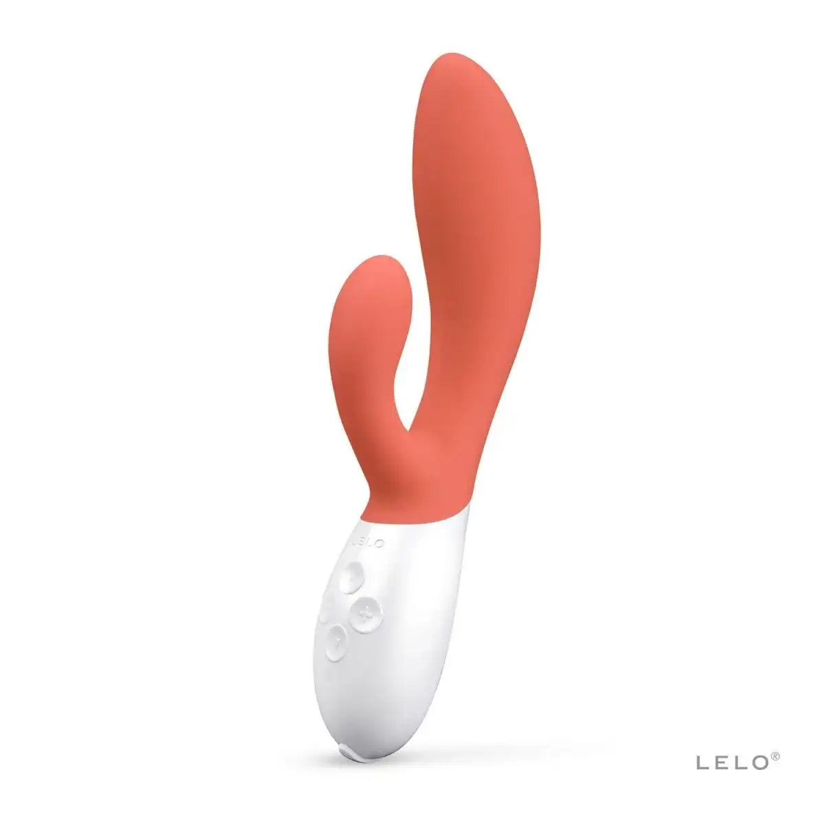 Lelo - Ina™ 3 - Rabbit Vibrator - Coral Red - Frisky Business Adult Sex Toys Shop