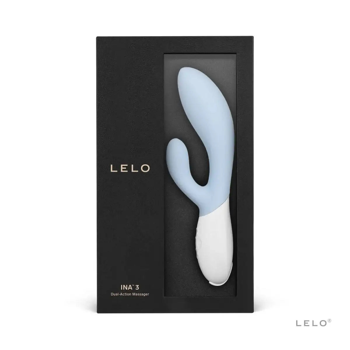 LELO Ina 3 Rabbit Vibrator Seafoam luxury dual stimulation ergonomic shape smooth curves body safe silicone modern intimate accessory Singapore