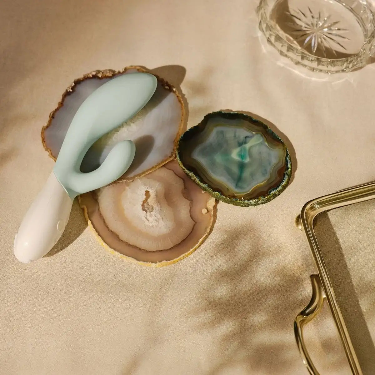LELO Ina 3 Rabbit Vibrator Seaweed contemporary design ergonomic curves dual stimulation premium silicone intimate wellness device Singapore