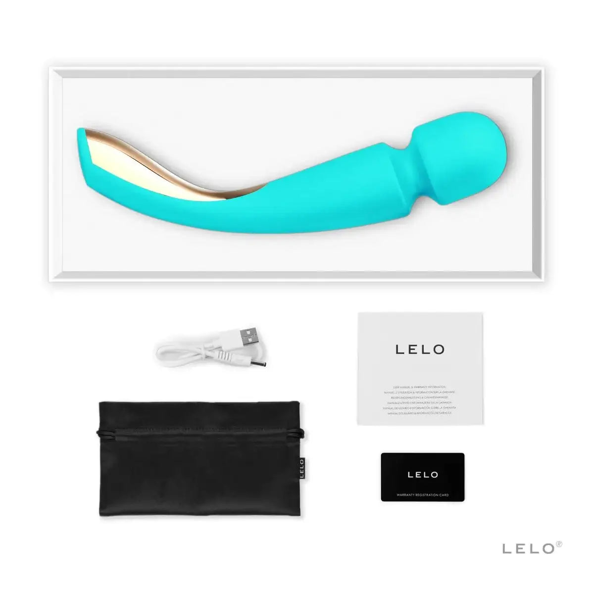 LELO Smart Wand 2 Large Aqua multifunctional personal massager suitable for daily wellness routines and stress relief Singapore