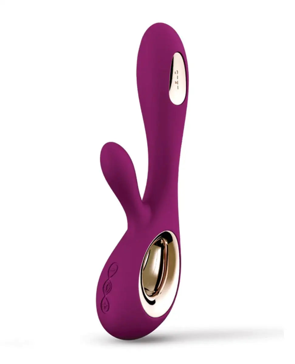 LELO Soraya Wave™ vibrating massager sleek wearable body whisper quiet motor deep rose finish Singapore