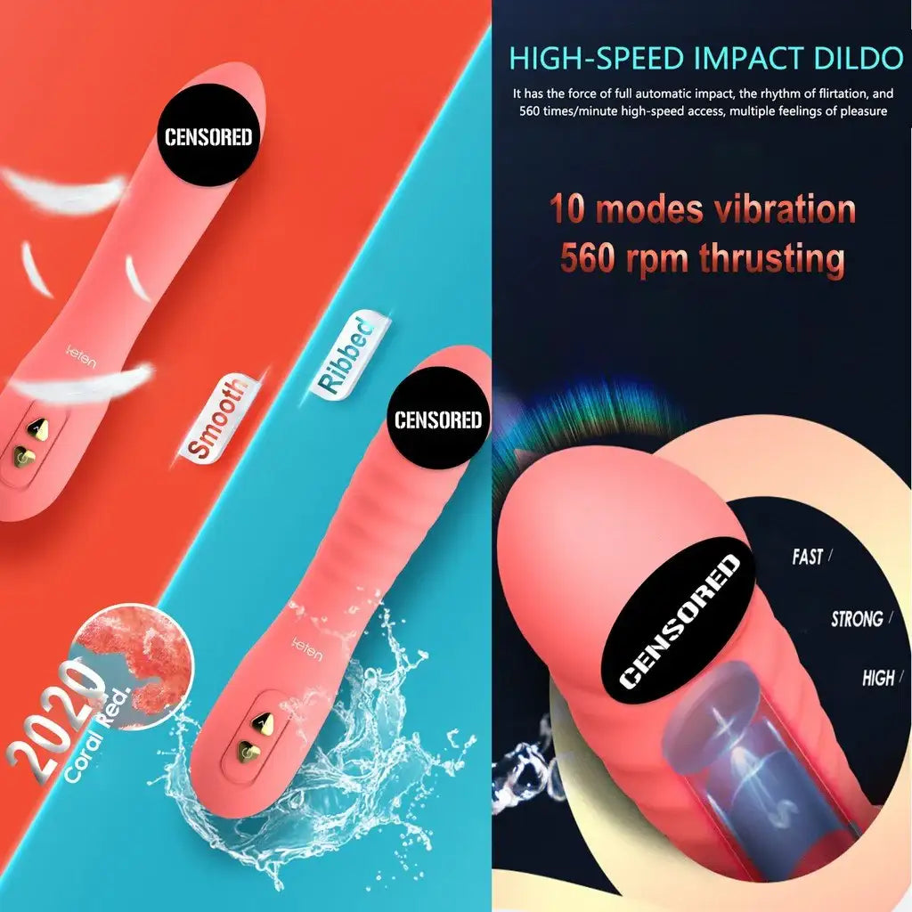 Leten Cha Cha - Thrusting Vibrator - Frisky Business Adult Sex Toys Shop