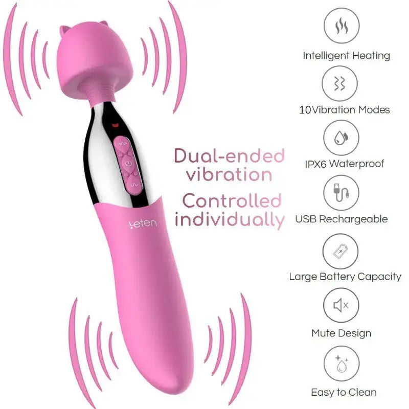 Leten Kitten - Powerful Dual-Ended Vibrator - Frisky Business Adult Sex Toys Shop