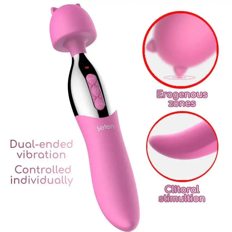 Leten Kitten - Powerful Dual-Ended Vibrator - Frisky Business Adult Sex Toys Shop