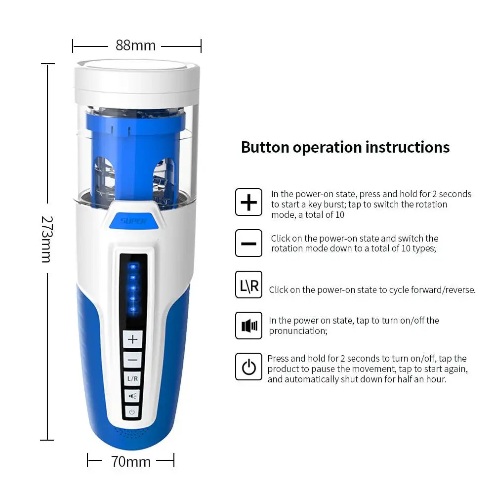 Leten Whirlpool - Fully Automatic Stroker - Frisky Business Adult Sex Toys Shop