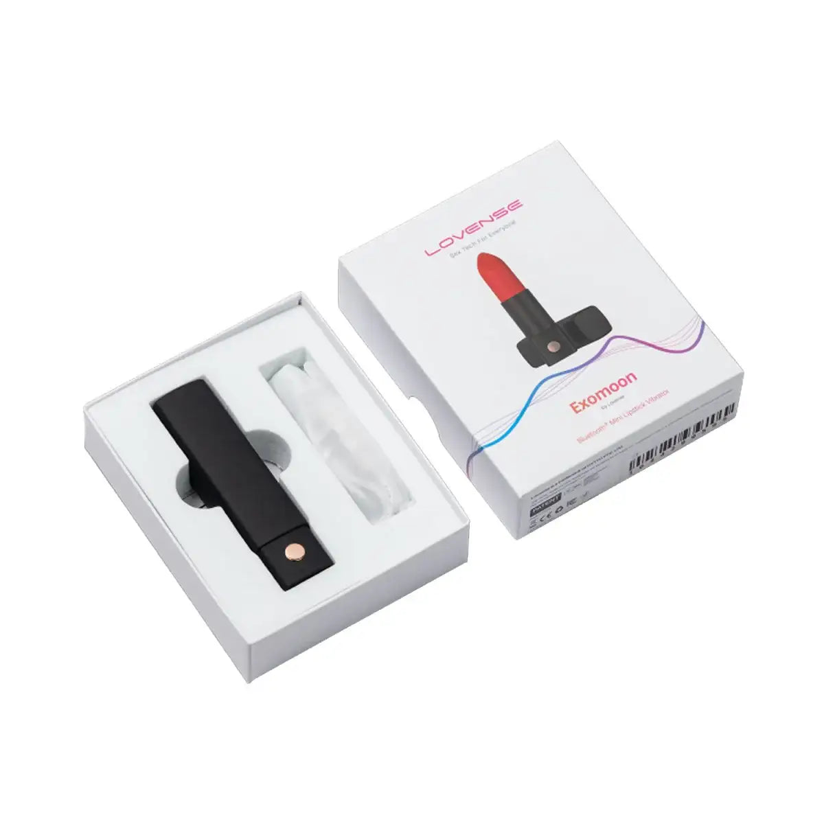 Lovense Exomoon compact design travel friendly discreet lipstick style vibrator Singapore