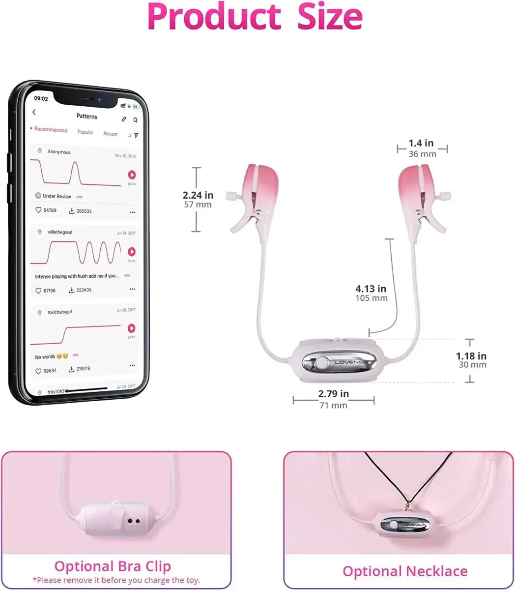 Lovense Gemini wearable vibrator modern design sleek finish app controlled stimulation Singapore