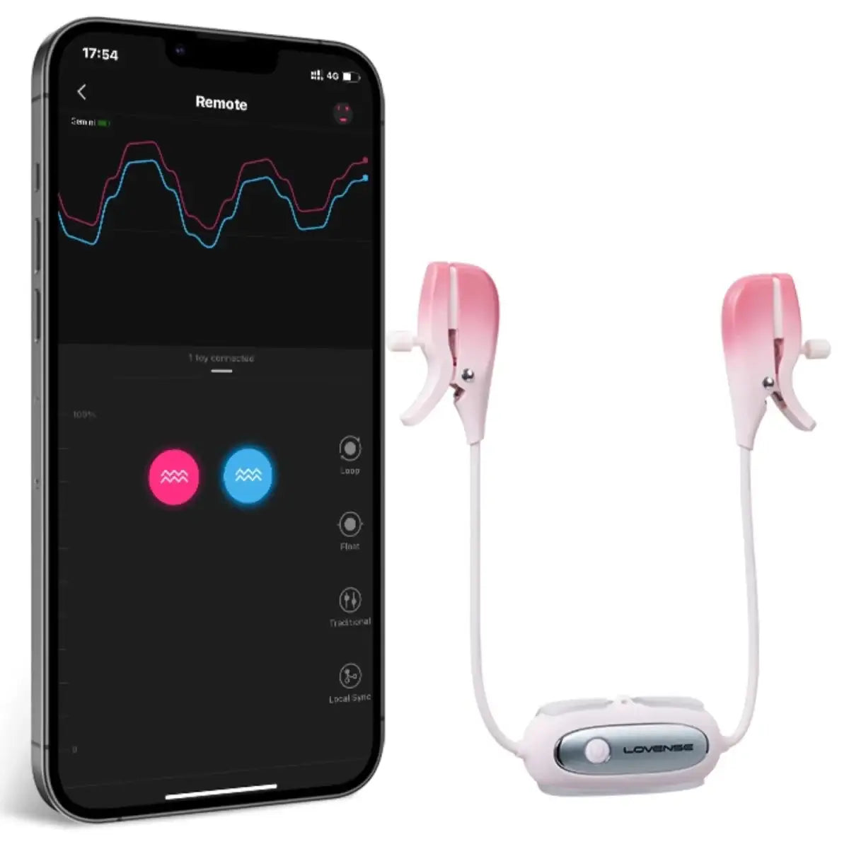 Lovense - Gemini Nipple Vibrator - Frisky Business Adult Sex Toys Shop