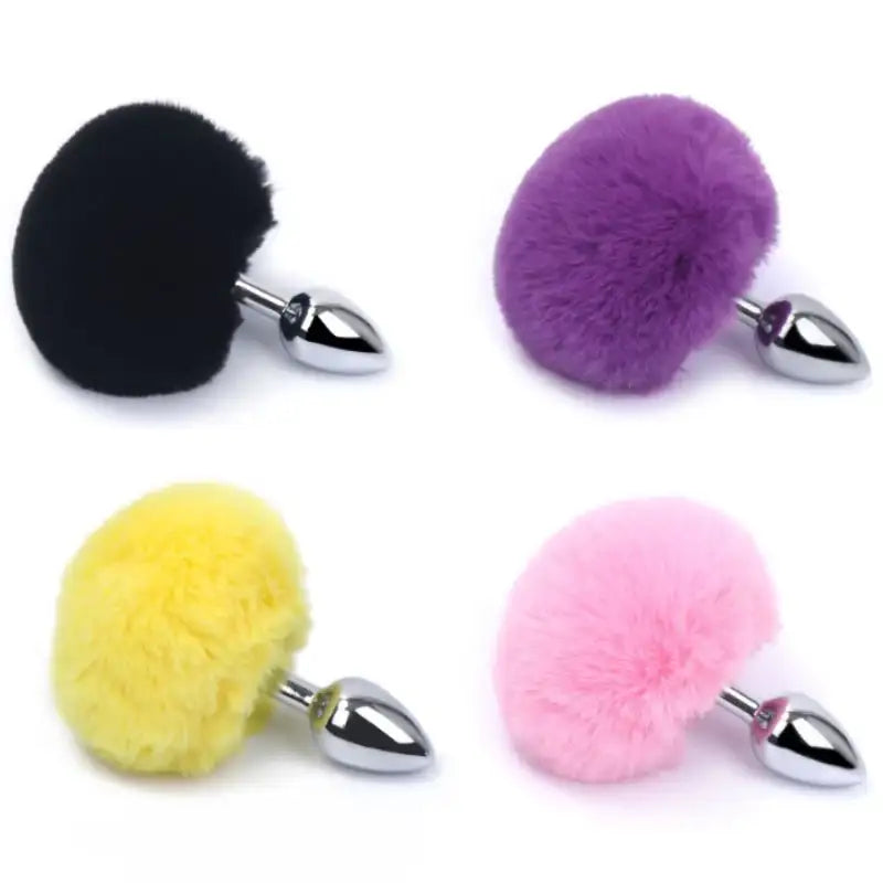 Lucky Bunny - Pom Pom Butt Plug - Frisky Business Adult Sex Toys Shop